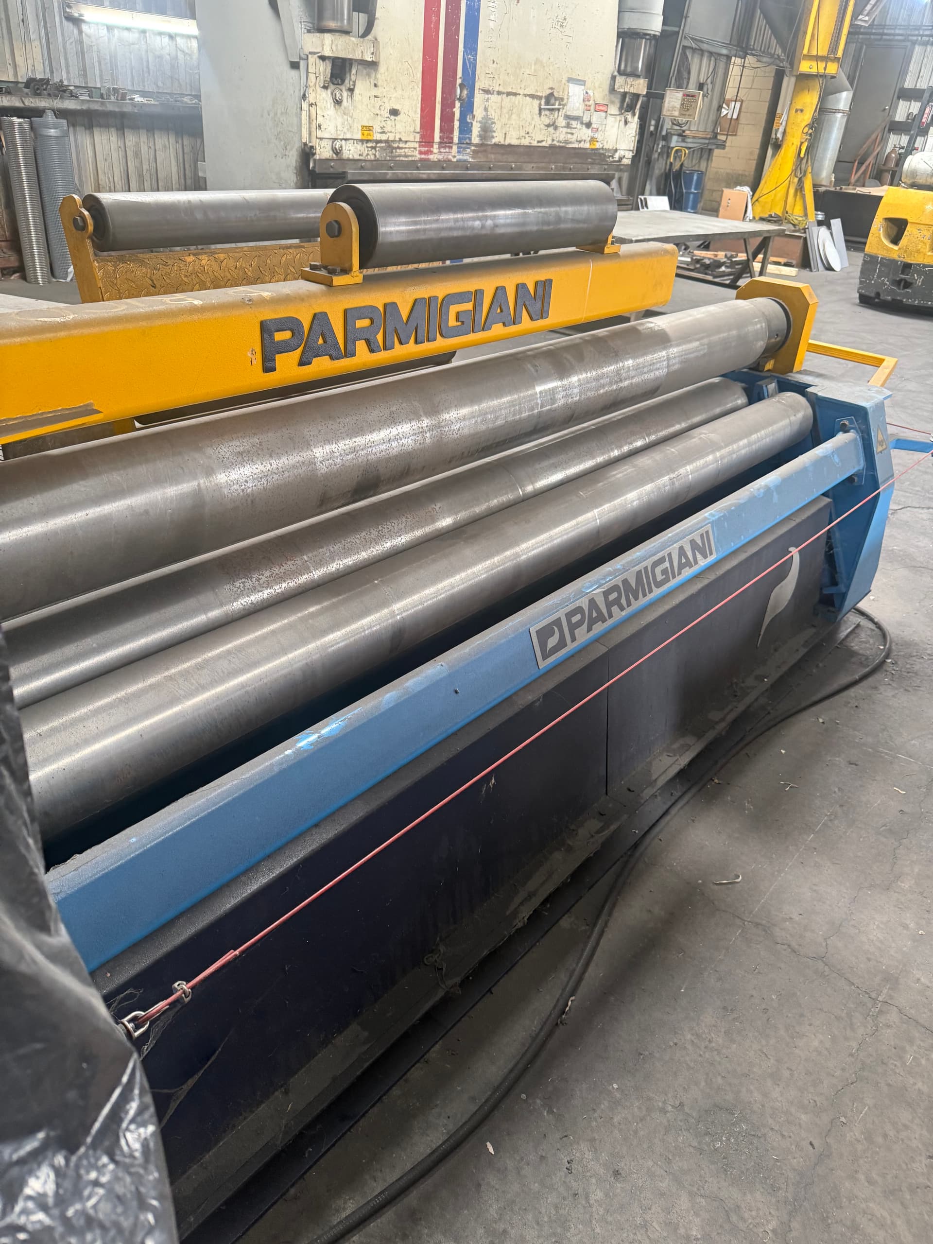 Used Parmigiani VBH 8-210 Plate Benders, Roll